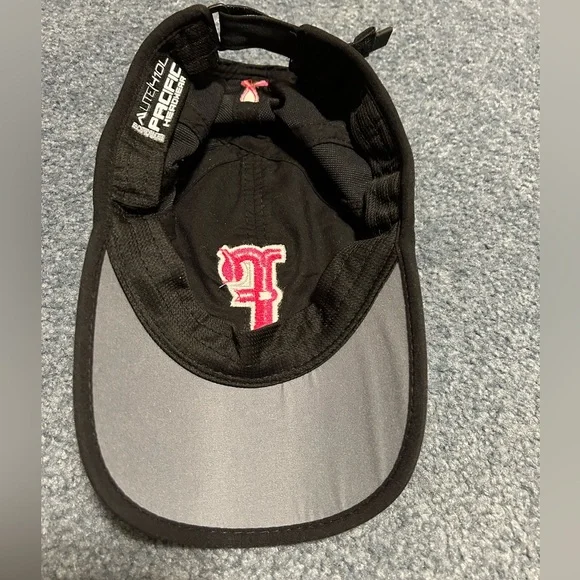 Women’s black Firecracker hat with Pink Cancer awareness ribbon on back. - Picture 3 of 3